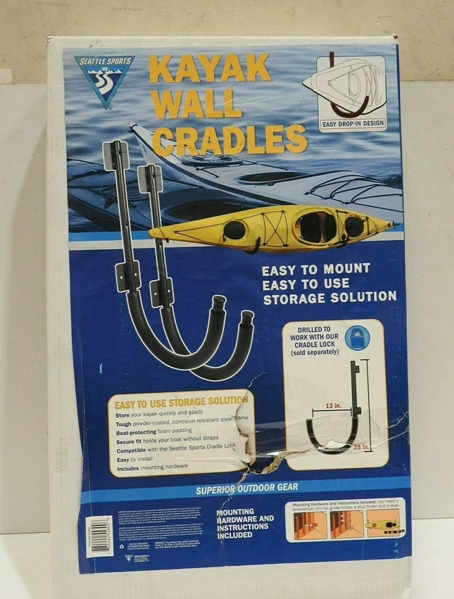 Seattle Sports Kayak Wall Cradle Hooks