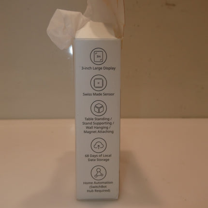 SwitchBot Thermometer Hygrometer Plus – Digital Indoor Thermometer with Precisio