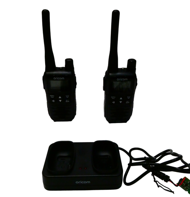 Oricom UHF2400 2 Watt Handheld UHF CB Radio Twin Pack