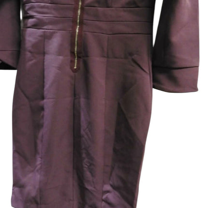 Armani Exchange Women's Dress 3/4 Sleeve, Wine, Size - 6