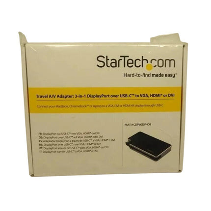 StarTech.com USB C Multiport Video Adapter with HDMI, VGA, Mini DisplayPort or D