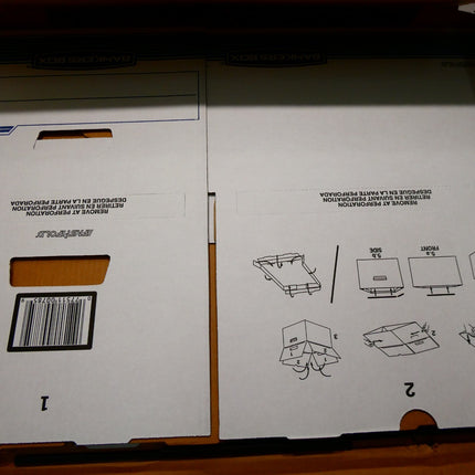 Bankers Box HANG'N'STOR Medium-Duty Storage Boxes, FastFold, Lift-Off Lid, Lette
