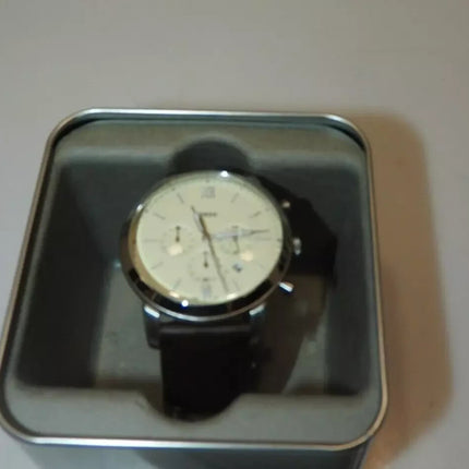 Fossil Analog Off-White Dial Men's Watch - FS5380