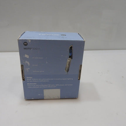 Motorola GLEAM EX211 Graphite Grey / Black