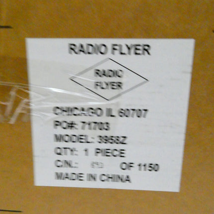 Radio Flyer Beach & Boardwalk Wagon, Folding Beach Cart, Ages 1.5+, Red Beach Wa