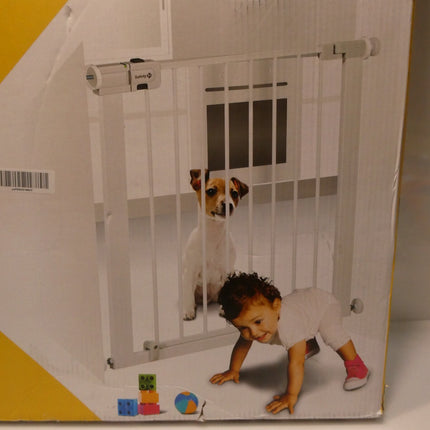 Safety 1st U-Pressure Barrier Metal, White, Use as Barrier Gate and Stairs Gate,