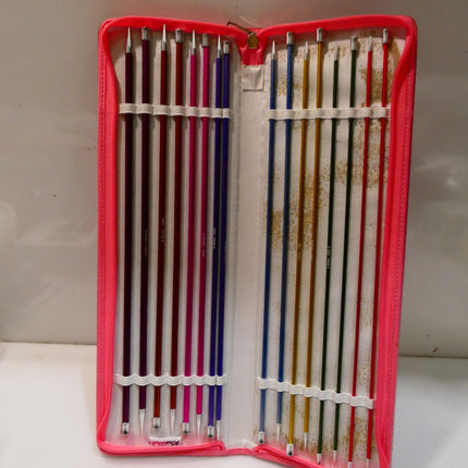 KnitPro Single-Pointed Knitting Needle Set, Zing, 35cm, 2.50-6.00mm