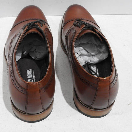 Stacy Adams Dickinson 25066 Cap Toe Dress Oxford Shoe, Cognac, US 12 M, UK 11