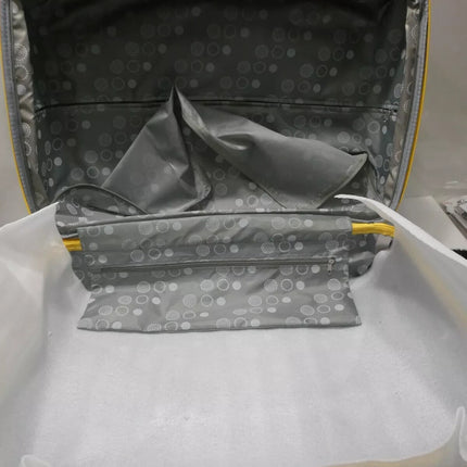 Rockland Melbourne Hardside Expandable Spinner Wheel Luggage, Navy, 2-Piece Set