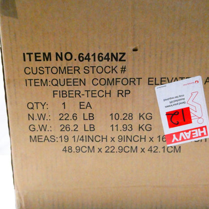 Intex 64164NZ Prime Comfort Elevated Inflatable Double Mattress 152 x 203 x 51 c