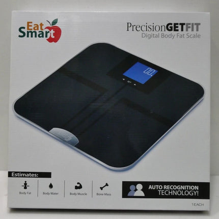 EatSmart Get Fit Digital Body Fat Scale - Black