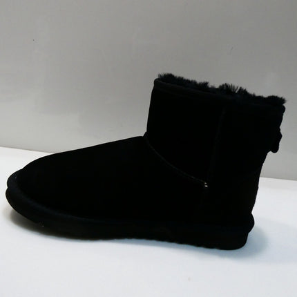 UGG Woolcomfort Classic Mini Boots Premium Australian Sheepskin - Black - AU W11
