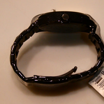 Diesel Stainless Steel Analog Black Dial Men Watch-Dz1844, Black Band