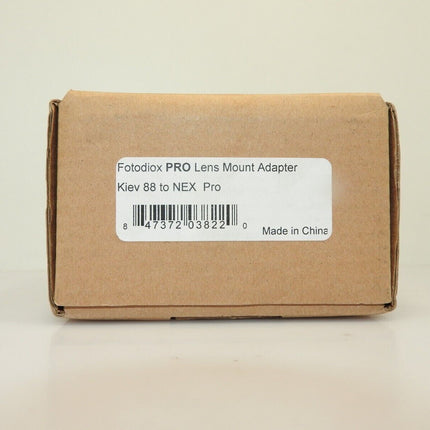 Fotodiox Pro Lens Mount Adapter - Kiev 88 SLR Lens to Sony Alpha E-Mount Mirrorl