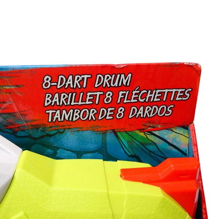 Nerf Dinosquad Armorstrike Dart Blaster, 8-Dart Rotating Drum, Drop Grip