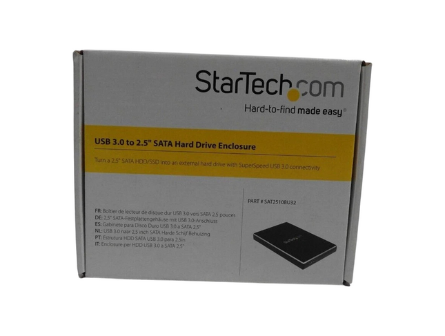 Startech SAT2510BU32 SATA To USB-A 3.0 HDD/SSD External Case