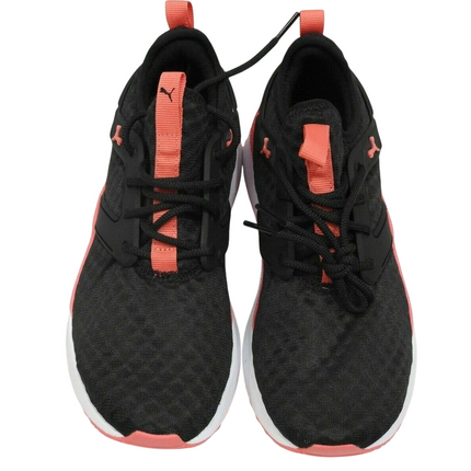 Puma SoftFoam+ Pacer Next Excel Jr Puma Black-Calypso Coral, UK 5 US 6C