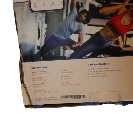 Etekcity Smart Wifi Scale for Body Weight, Black