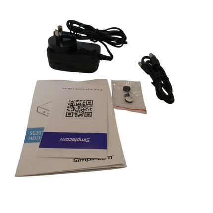 Simplecom SE301 3.5" SATA to USB 3.0 Hard Drive Docking Enclosure Black