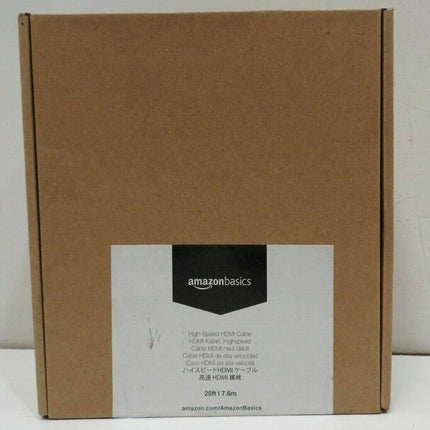 AmazonBasics High-Speed HDMI CL3 Cable, 25 Feet