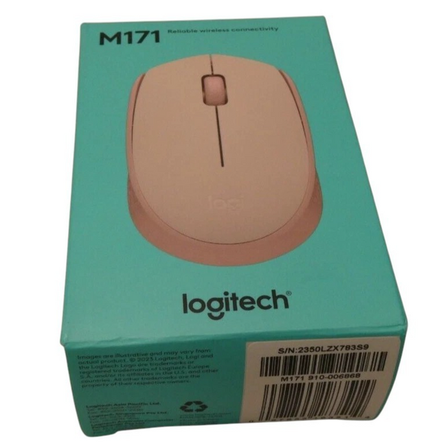 Logitech M171 Wireless Mouse for PC, Mac, Laptop, 2.4 Ghz with USB Mini Receiver