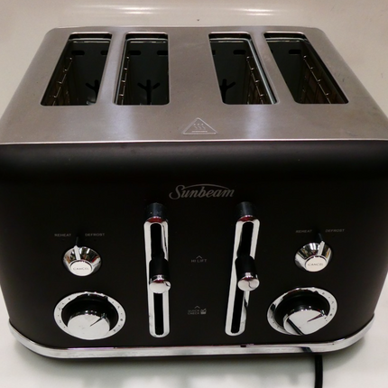 Sunbeam Alinea 4 Slice Toaster Black Classics TA2740K