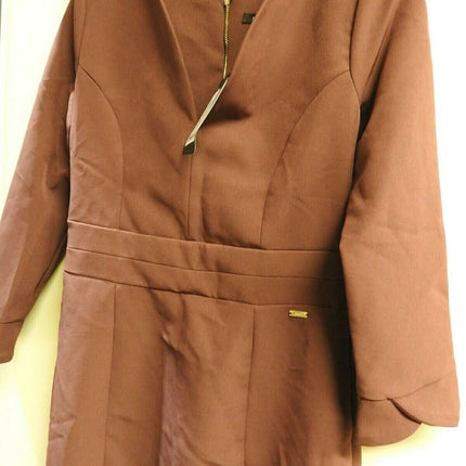 Armani Exchange Women's Dress 3/4 Sleeve, Wine, Size - 6