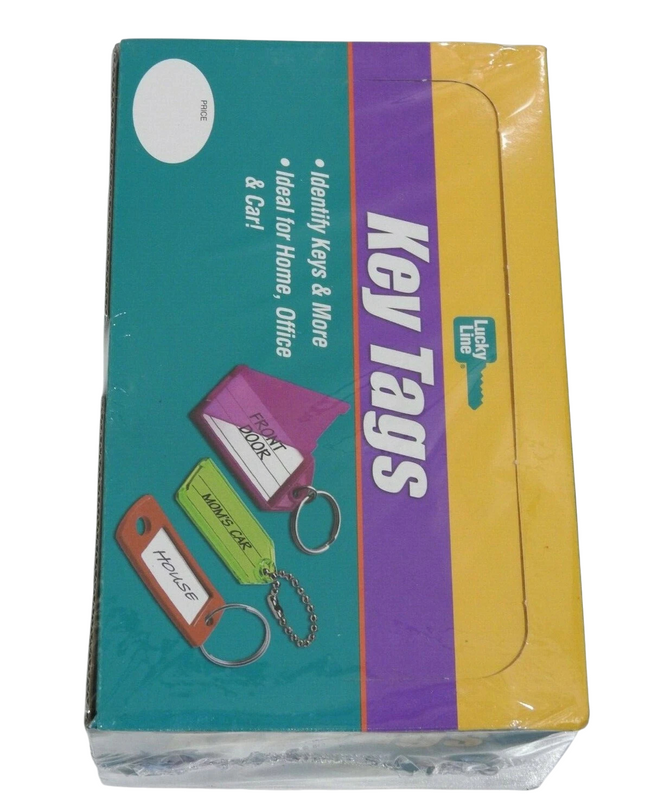 Lucky Line 10100 Colored Key Tag with Ball Change Display