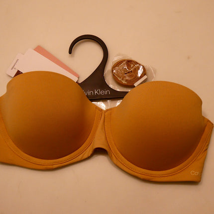 Calvin Klein Women's Strapless Push-Up Bra, Bare, 10C Beige