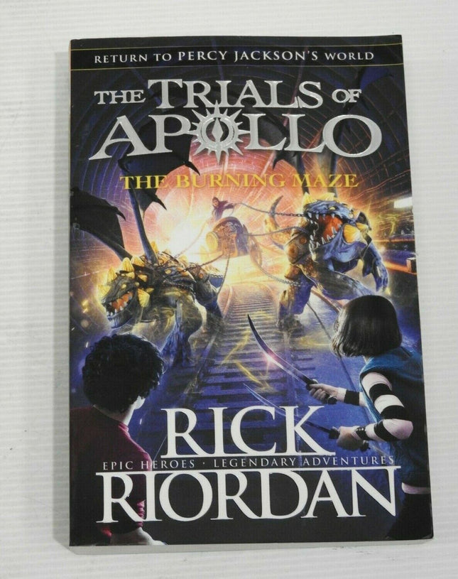 The Burning Maze (The Trials of Apollo Book 3) by Rick Riordan (Paperback, 2018)