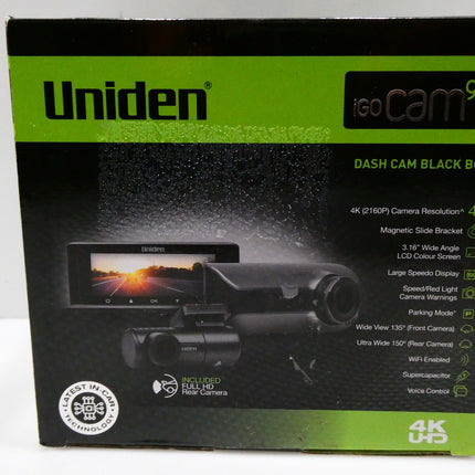 Uniden iGO CAM 90 4K Wi-Fi enabled Wide View Dash Cam