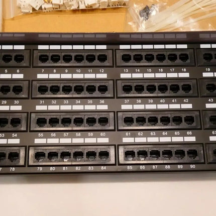 Monoprice 107307 Cat5 Enhanced 110Type 96-Port (568A/B Compatible) Patch Panel