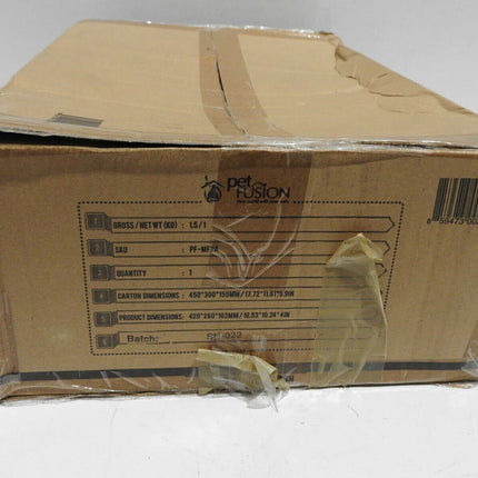 PetFusion Elevated Pet Feeder in Anodized Aluminum (Short 4"). 3 US Food Grade S