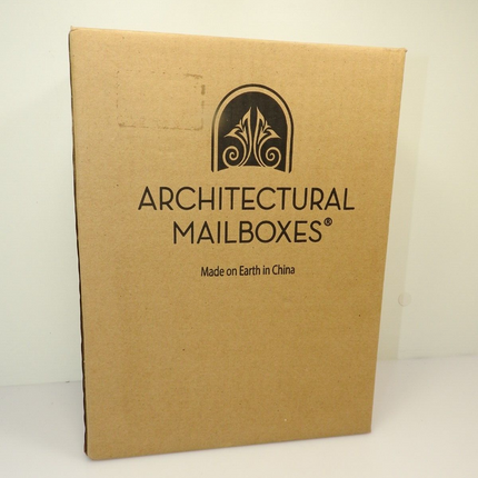 Architectural Mailboxes 2681AQ Marina Aqua Wall Mount Mailbox - Small