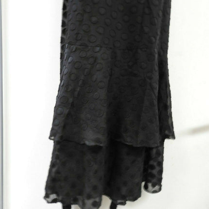 Cooper St Women's Manhatten High Neck Frill Dress, Black - 14