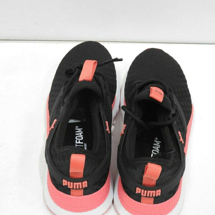 Puma SoftFoam+ Pacer Next Excel Jr Puma Black-Calypso Coral, UK 5 US 6C