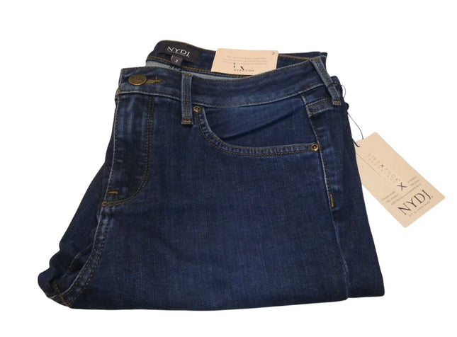 NYDJ Womens Barbara Boot-Cut Jeans, Cooper, Size - 2