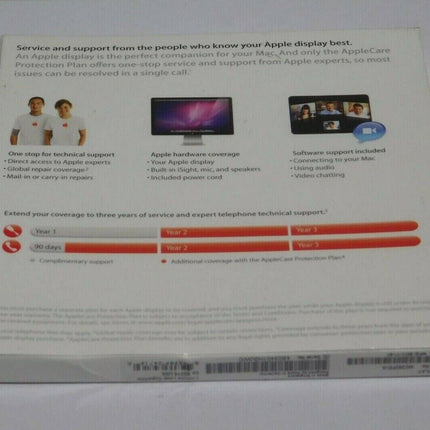 AppleCare Protection Plan for Apple Display MC262FE/A 1Year