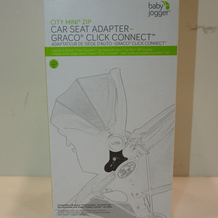 Baby Jogger City Mini Zip Car Seat Adapter Graco Click Connect Black