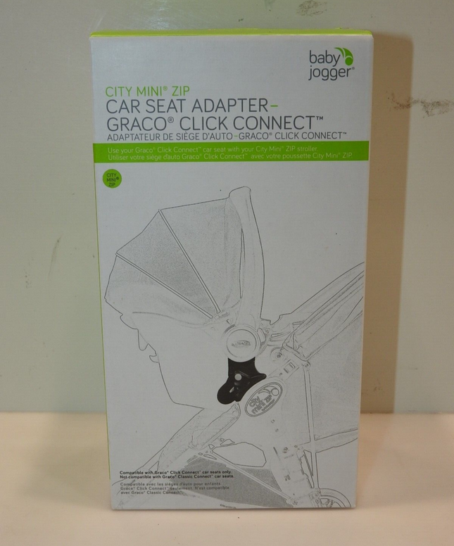 Baby Jogger City Mini Zip Car Seat Adapter Graco Click Connect Black