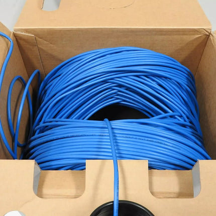 Monoprice 1000FT 24AWG Cat5e 350MHz UTP Solid_ Plenum (CMP)_ Bulk Ethernet Bare