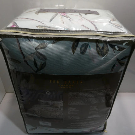 Ted Baker Highgrove 2-Piece Cotton Sateen Comforter Set w/Shams, Twin Mint Green