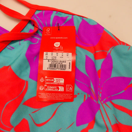 Speedo Women's Allover Digital Vback Swimsuit One Piece, Kaluna Floral - 30