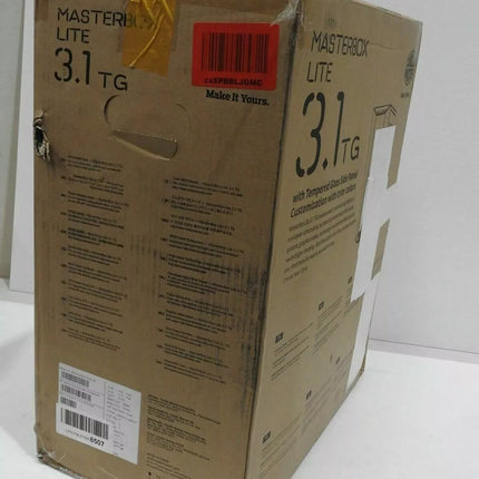 Cooler Master MasterBox Lite 3.1 TG Micro-ATX Case with Dark Mirror Design Black