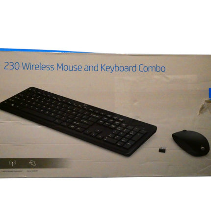 HP 230 Wireless Mouse and Keyboard Combo Wireless 2.4GHz