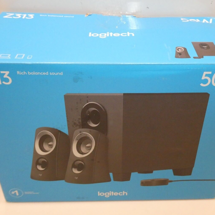 Logitech Z313 2.1 Channel Speaker System with Subwoofer - Black