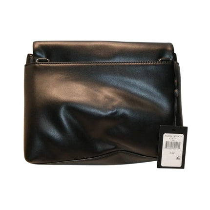 DKNY Women's Pandora Crossbody, Black/Silver