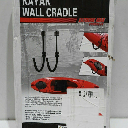 Extreme Max 3005.3474 Kayak Wall Cradle Set