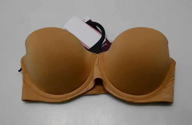 Calvin Klein Women's Strapless Push-Up Bra, Bare, 10C Beige
