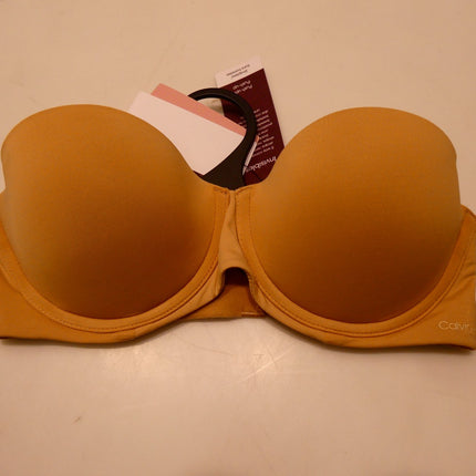 Calvin Klein Women's Strapless Push-Up Bra, Bare, 10C Beige